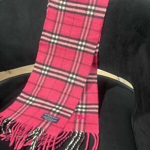 Burberry Hot Pink Check mini Scarf
